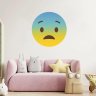 Adesivo de Parede Emoji Preocupado - 2
