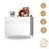 Balcão Letícia Cor:branco - Balcão para Cozinha - Mizza Decor - 7