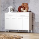 Ver imagem 2 de Balcão Letícia Cor:branco - Balcão para Cozinha - Mizza Decor