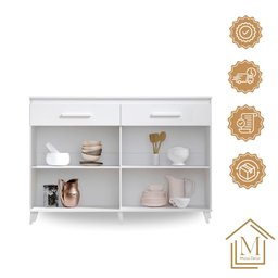 Balcão Letícia Cor:branco - Balcão para Cozinha - Mizza Decor - 3
