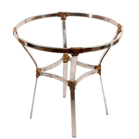Mesa Ascoli em Alumínio 70cm Altura X 80cm Capuccino