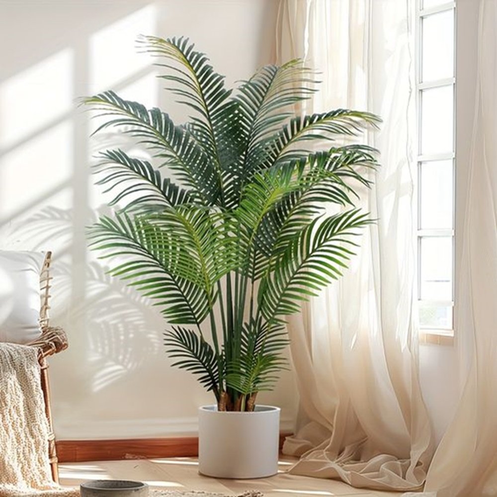 Planta Artificial Palmeira Areca Coqueiro com 1.50 Metros