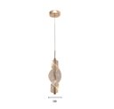Ver imagem 2 de Lustre Pendente Led 5w Espiral Infinity Dourado Acrílico Multicor Bivolt