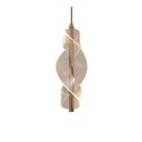 Ver imagem 4 de Lustre Pendente Led 5w Espiral Infinity Dourado Acrílico Multicor Bivolt