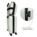 Ver imagem 2 de Kit de 3 Malas de Viagem Branca