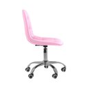 Ver imagem 5 de Kit 3 Cadeiras Office Eiffel Botonê Ajustável Base Giratória - Rosa