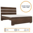 Ver imagem 5 de Cama Casal Premium Tcil Móveis