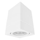 Ver imagem 1 de Kit 6 Spot Sobrepor Direcionável Par20 Quadrado Branco + Lâmpadas Cor:branco - Branco Frio