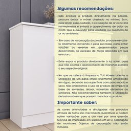Cômoda 1 Porta 4 Gavetas 104cm Chicago - 9
