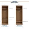 Guarda Roupa Modulado Joy 3 Peças com Cabideiro Gaveteiro e Sapateira CabeCasa MadeiraOriginals - 5