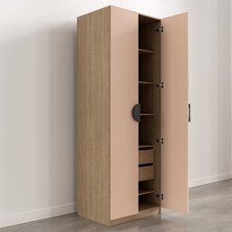 Guarda Roupa Modulado Joy 2 Peças com Gaveteiro e Sapateira CabeCasa MadeiraMadeira - 14