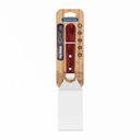 Ver imagem 4 de Espátula Fritura para Chapa Lâmina Inox Cabo Madeira Polywood Vermelho 4" - Tramontina 21165174