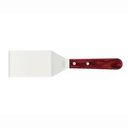 Ver imagem 1 de Espátula Fritura para Chapa Lâmina Inox Cabo Madeira Polywood Vermelho 4" - Tramontina 21165174