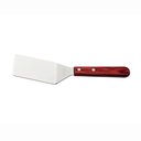Ver imagem 2 de Espátula Fritura para Chapa Lâmina Inox Cabo Madeira Polywood Vermelho 4" - Tramontina 21165174