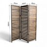 Biombo Versati 3 Folhas Rustic - 3