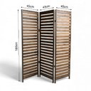 Ver imagem 3 de Biombo Versati 3 Folhas Rustic