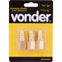 Ver imagem 2 de Pino Espigão Fixo Fêmea de 1/4 X 3/8" 03 Peças 529214 Vonder