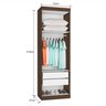 Guarda Roupa Modulado 2 Portas 2 Gavetas Star Poliman Móveis - 4