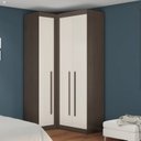 Ver imagem 1 de Guarda Roupa Modulado 2 Portas 2 Gavetas Star Poliman Móveis