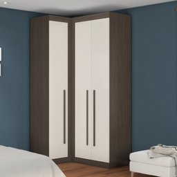 Guarda Roupa Modulado 2 Portas 2 Gavetas Star Poliman Móveis - 1 Guarda Roupa Modulado 2 Portas 2 Gavetas Star Poliman Móveis - 1