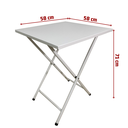 Ver imagem 3 de Mesa Dobrável de Bar Aço Ferro Restaurante Antiferrugem