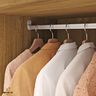 Armário Guarda Roupa Casal Taurus 6 Portas - Vlr Móveis: Nature - 5
