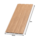 Ver imagem 4 de Kit 2 Placa Painel Ripado Slim Pvc 20x3m Decorativo
