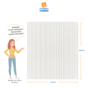 Ver imagem 2 de Painel Ripado em Placa 2,85x12,2 (3,1m²) Poliestireno