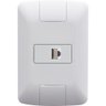 Conjunto 4x2 com 1 Tomada Rj45 Cat. 6 Tramontina Aria Branco - 1