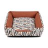Enxoval Cama de Cachorro Impermeável com Zíper Pandora 63x63 Bolt Capuccino - 4