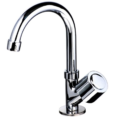 Torneira de Mesa Luxo Bica Móvel ABS 1/2" para Lavatório C/40 1195 - 689 - STOC
