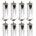 Ver imagem 5 de Kit Pés para Cama Box com 6 Unidades Metalizado com Altura de 13 Cm