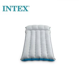 Colchão Inflável Solteiro Intex P/camping Compacto Aveludado - 2