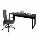 Ver imagem 3 de Mesa Escrivaninha Industrial 1.90m Pés Metal