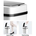 Ver imagem 2 de Lixeira Automática Inteligente com Sensor:branco