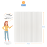 Painel Ripado em Placa 2,85x12,2 (3,1m²) Poliestireno - 2