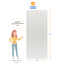 Painel Ripado em Placa 2,85x12,2 (3,1m²) Poliestireno - 5