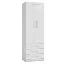 Ver imagem 2 de Guarda Roupa Modulado 2 Portas 3 Gavetas Star Poliman Móveis