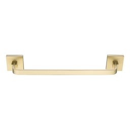 Toalheiro de Rosto Dourado Fosco Quadrado Barra 30cm em Aço Inox - 2