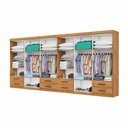 Ver imagem 2 de Closet Casal Duplo Lu 12 Portas com Espelho 8 Gavetas
