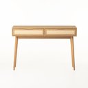 Ver imagem 1 de Aparador Alia 2 Gavetas 120 Cm Tauari/dourado