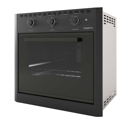 Forno Elétrico de Embutir 60 Litros Fogatti Black E60