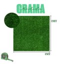 Ver imagem 2 de Tapete Decorativo de Grama Sintética 100x100cm, 11mm