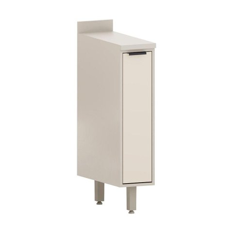 Balcão 20cm 1 Porta com Tampo Stylo Luciane Móveis Cinammon/beige