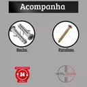 Ver imagem 3 de Suporte para Prateleira de Ferro Preto Estilo Industrial Elegante e Variado