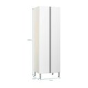 Ver imagem 3 de Paneleiro 70Cm Duplo 2 Portas Lis Legno Crema Com Branco Mat