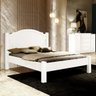 Cama Queen 160 Master C/ Estrado Super Reforçado 100% MDF:Branco - 1