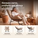 Ver imagem 2 de Cadeira Poltrona de Balanço Nut Chair Acquablock Sala Quarto