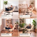 Ver imagem 4 de Cadeira Poltrona de Balanço Nut Chair Acquablock Sala Quarto