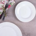 Ver imagem 4 de Prato de Sobremesa 19cm Opaline Menu Nadir Figueiredo em Vidro Temperado Branco